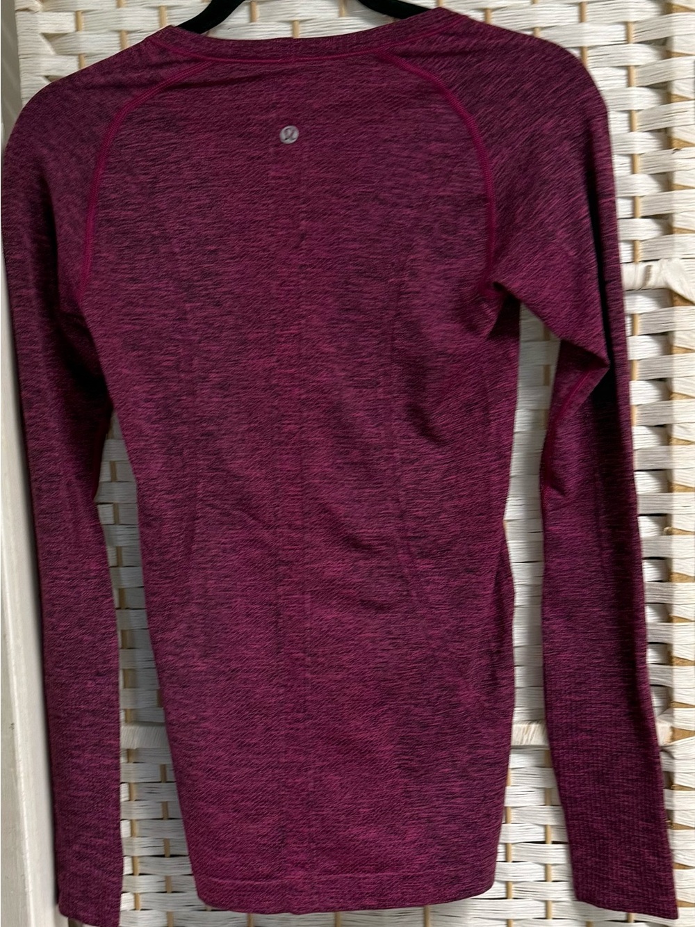 lululemon athletica Long Sleeve Performance Top - Plum Heather Size 6